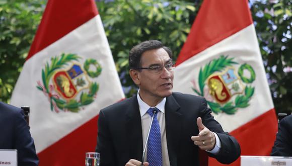 El presidente Martín Vizcarra se reunió con alcaldes de diferentes partes del Perú en Palacio de Gobierno. (Foto: Difusión)