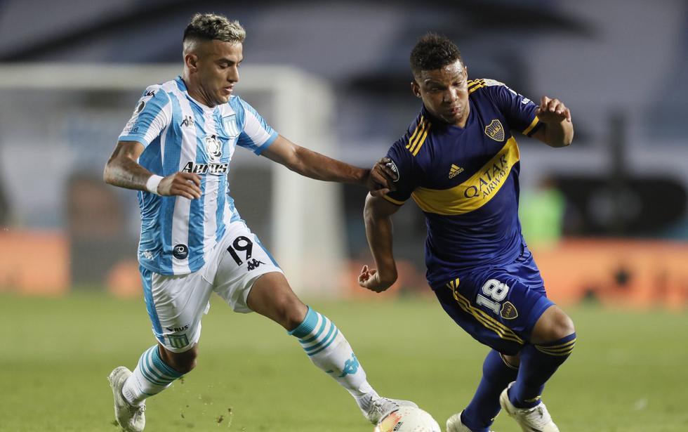 Boca Juniors perdió 1-0 ante Racing por por la ida de los cuartos de