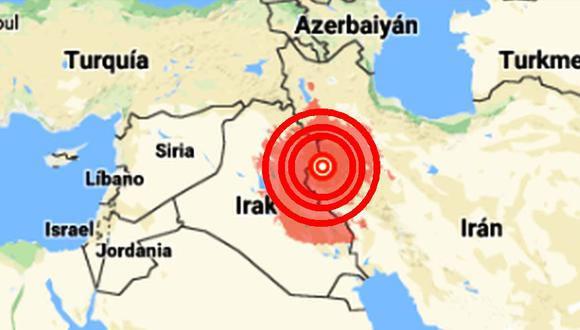 Potente terremoto de magnitud 6,0 sacude el oeste de Irán. (Foto: Captura)