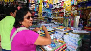 Campaña escolar: ¿dónde compran los peruanos los útiles?
