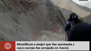 Identifican a mujer hallada muerta en descampado de Ancón