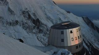 Conoce el refugio donde duermen los alpinistas del Mont Blanc