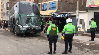 San Juan de Miraflores: vendedora ambulante fallece tras accidente de bus de la PNP 