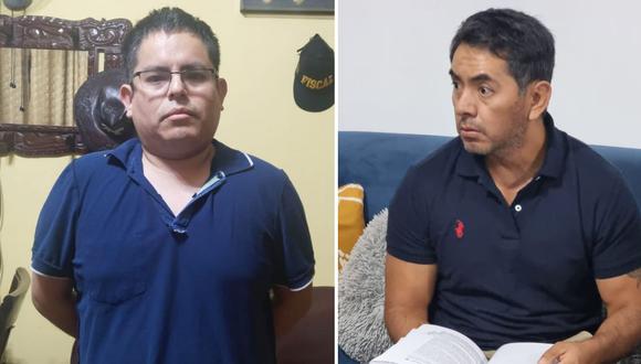 Miguel Girao y Abel Hurtado son los exasesores de la exfiscal de la Nación Patricia Benavides. (Foto: PNP)