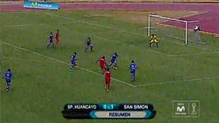 San Simón igualó 1-1 de visita contra Sport Huancayo
