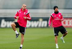 Real Madrid: Pepe regresa a prácticas tras lesión