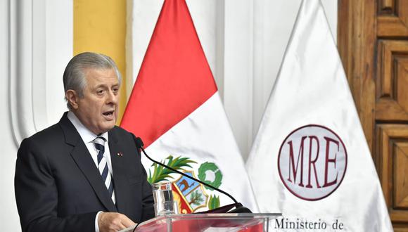Oscar Maúrtua fue canciller del gobierno de Pedro Castillo hasta febrero del 2022. (Foto: archivo Cancillería)