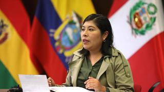 Betssy Chávez sobre moción de censura: “La tomo con mucha tranquilidad”