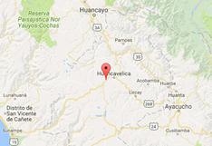 Sismo de 4 grados se registró en Huancavelica y no fue percibido