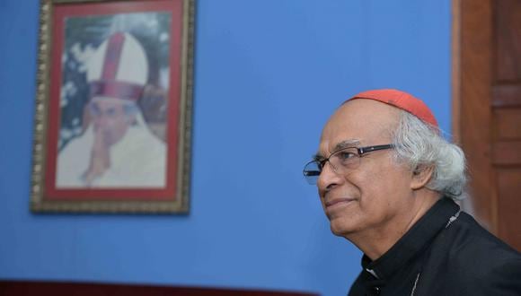 El cardenal de Nicaragua, Leopoldo Brenes, quien se pronunció a nueve días de la captura del obispo de Matagalpa Rolando Álvarez. (Foto referencial de La Prensa)