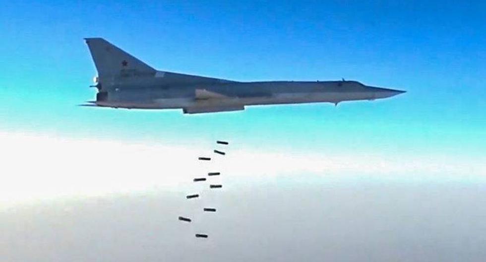 Bombardeos contra ISIS. (Foto: Ministerio de Defensa de Rusia)