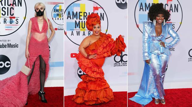 Estos fueron los peor vestidos de los American Music Awards 2018. (Foto: Agencias)