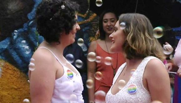 Larissa (izq.) y Luana no tenían intención de casarse. (Foto: BBC Mundo)