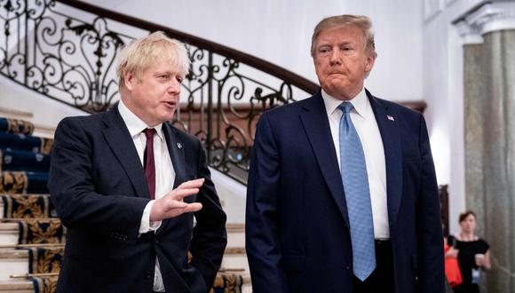 Trump se pronunció a través de la red social Twitter y dijo que Johnson era lo que el Reino Unido estaba buscando. (Foto: AFP)