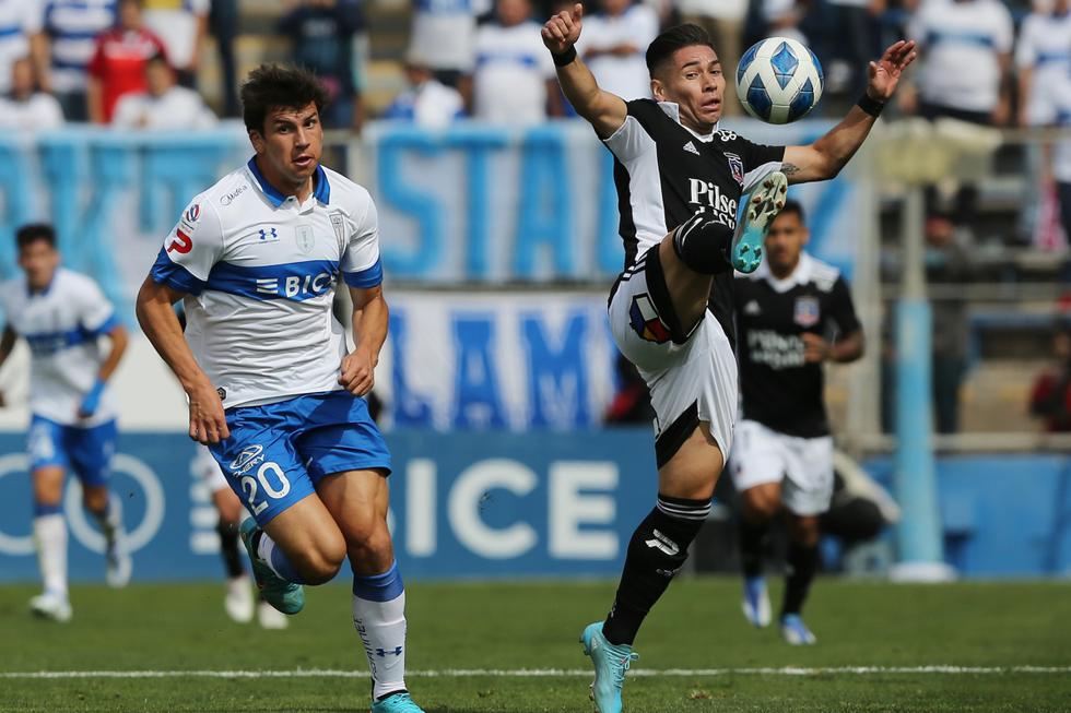 Universidad Católica enfrentó a Colo Colo por el Campeonato Nacional de Chile. Fuente: EFE
