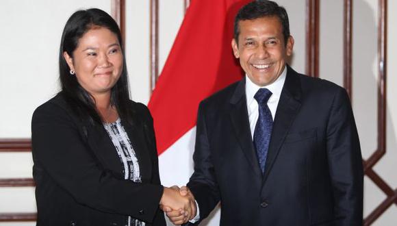 Keiko Fujimori pidió al presidente Humala una reunión privada