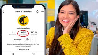 El Comercio superó los 100 mil seguidores en TikTok