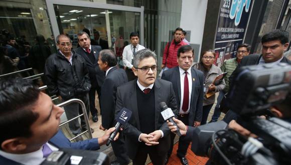 Fiscal José Domingo Pérez advirtió