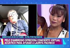 Pelo D’Ambrosio dará concierto virtual para ayudar a Laurita Pacheco tras incendio de su casa 