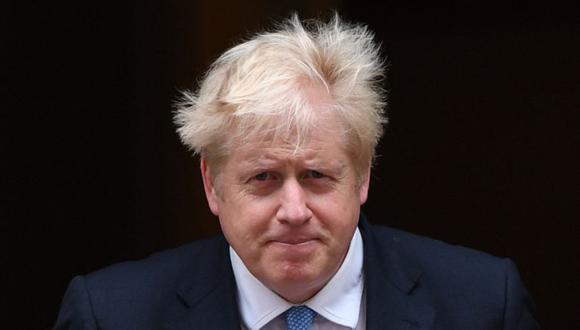 El primer ministro británico, Boris Johnson, frente al número 10 de Downing Street en Londres el 10 de septiembre de 2021 (Foto: DANIEL LEAL-OLIVAS / AFP).
