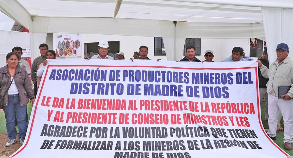 Formalización de minería en Madre de Dios. (Foto: Andina)