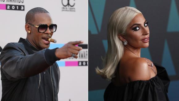 R. Kelly y Lady Gaga. (Fotos: Agencias)