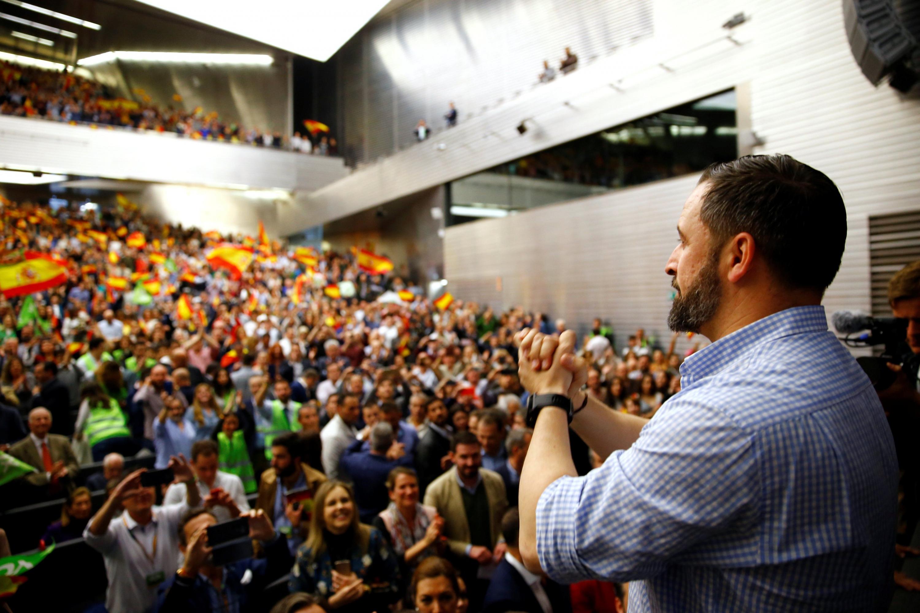 Se calcula que al menos un millón de españoles apoyarían a Vox, su perfil sería el de un hombre de 45 años, con ingresos de 2.000 euros al mes y partidario de derecha. (Reuters)