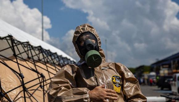 El gobierno de Ucrania ha realizado varios simulacros en caso de posible desastre nuclear. (GETTY IMAGES).