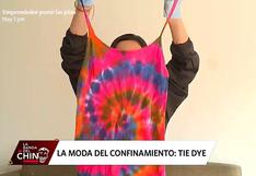 Moda: aprende cómo hacer la técnica del estampado Tie Dye