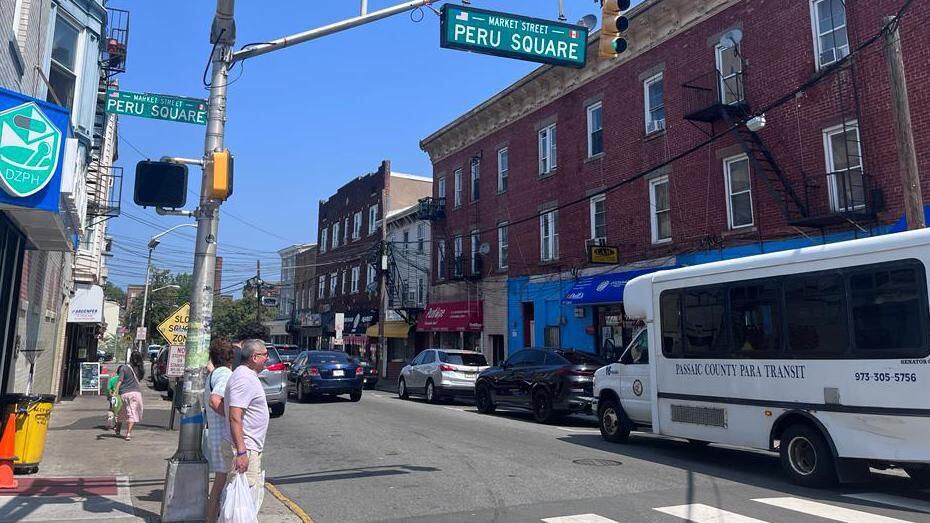 Since 2016, a section of Market Street in Paterson has been called Peru Square.  (PIERINA PIGHIBEL).