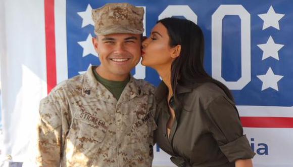 Kim Kardashian alborotó base naval de EE.UU. en Abu Dhabi