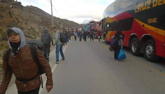 Junín: PNP desbloquea la Carretera Central tras paro de mineros. (Foto: cortesía)
