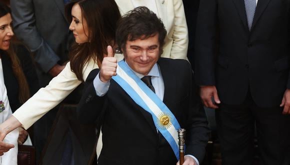 El nuevo presidente de Argentina, Javier Milei. (Foto de ALEJANDRO PAGNI / AFP)