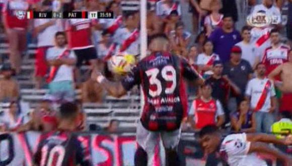 River Plate vs. Patronato EN VIVO: con un golazo de cabeza, Ávalos marcó el 2-0 en el Monumental | VIDEO. (Foto: Captura de pantalla)