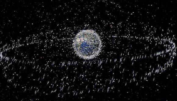 Aproximadamente hay 1.900 toneladas de basura espacial orbitando la Tierra, seg&uacute;n datos de la NASA. (Foto: AFP/ ESA / HO)