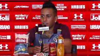 Cueva contó las claves de su buen inicio de año con Sao Paulo