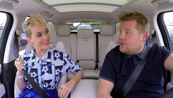 Katy Perry habló de todo con James Corden en su famoso "Carpool Karaoke". (Foto: YouTube)