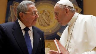 Las mejores imágenes del encuentro entre Raúl Castro y el Papa