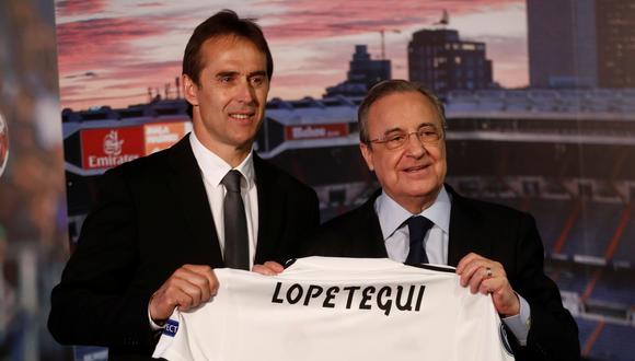 Julen Lopetegui fue presentado como nuevo técnico de Real Madrid tras ser despedido de la selección española. (Foto: Reuters)