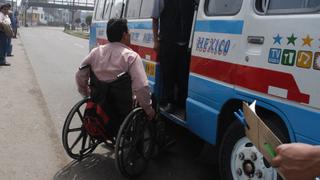 Personas con discapacidad severa viajarán gratis en buses