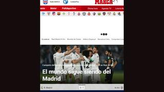 Real Madrid vs. Al Ain: las portadas de los medios tras el título 'blanco' en el Mundial de Clubes | FOTOS