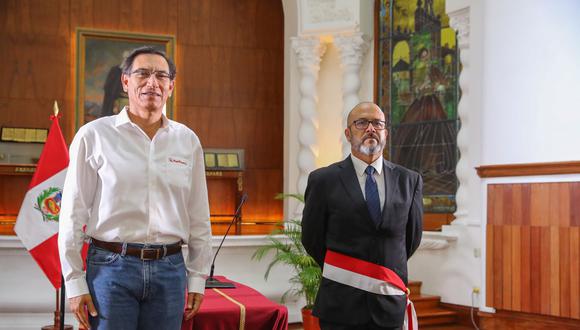 Víctor Zamora juró como nuevo ministro de Salud el último viernes en Palacio de Gobierno. (Foto: Andina)