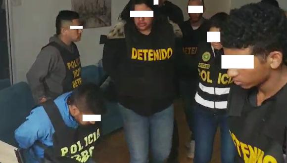 Efectivos de la Dirincri intervinieron a ocho personas, quienes integraban la banda criminal 'Los Primos del Chamo'. (Foto: PNP)