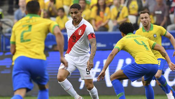 Perú vs. Brasil: Gabriel Jesus y Miguel Trauco por Copa América 2019. (Foto: AFP)