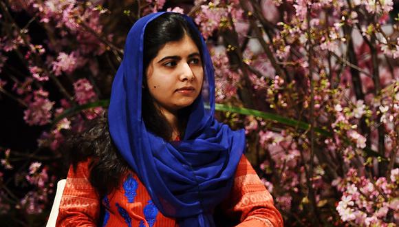 La ganadora del premio Nobel de la Paz Malala Yousafzai participa en la Asamblea Mundial de Mujeres (WAW) en Tokio el 23 de marzo de 2019. (CHARLY TRIBALLEAU / AFP).