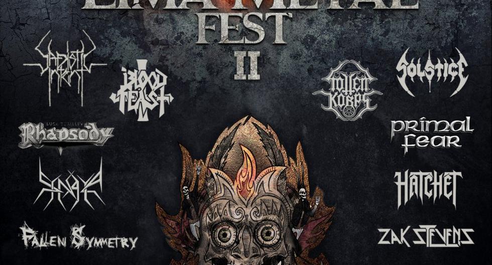 El Lima Metal Fest se viene con todo. Conoce qué bandas se presentarán en esta segunda edición. (Foto: Difusión)