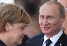 Vladimir Putin y el día que asustó a Angela Merkel con un perro 