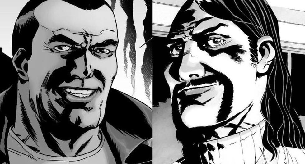Negan y el Gobernador en el cómic de 'The Walking Dead' (Foto: Image Comics)