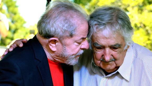 José "Pepe" Mujica, aseguró que encontró a Lula da Silva preocupado con el futuro de Brasil y de Latinoamérica. (AFP)
