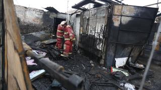 Pachacámac: incendio arrasó con cuatro viviendas precarias